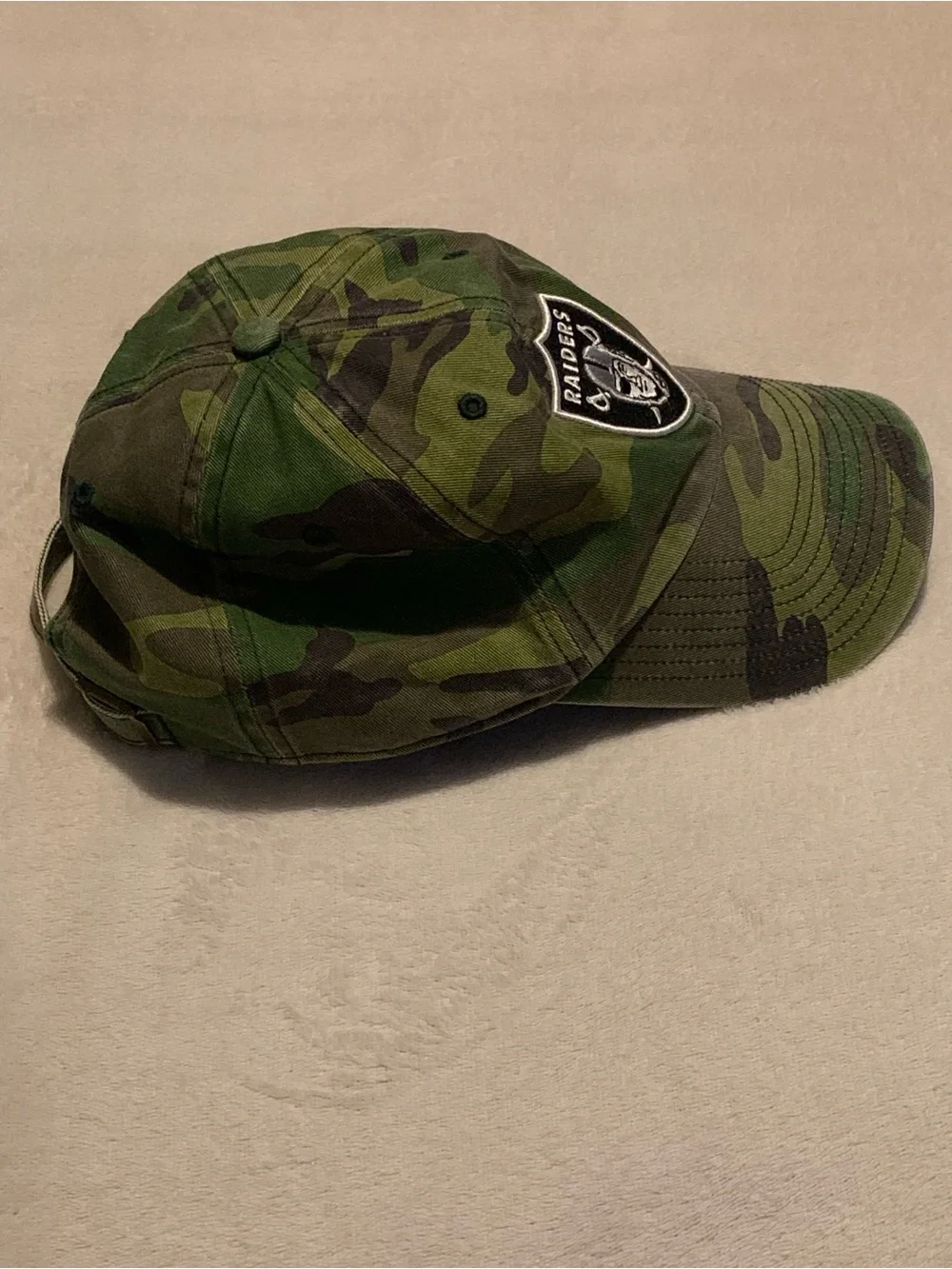 Camo Raiders hat